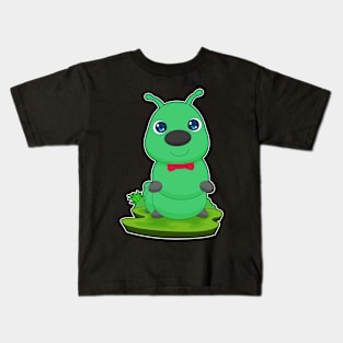 Caterpillar Bow tie Kids T-Shirt